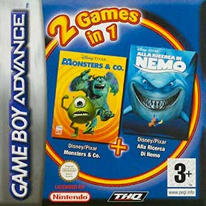 2 Games in 1 - Monsters & Co. + Alla Ricerca di Nemo