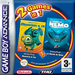 2 Games in 1 - Monstres & Cie + Le Monde de Nemo