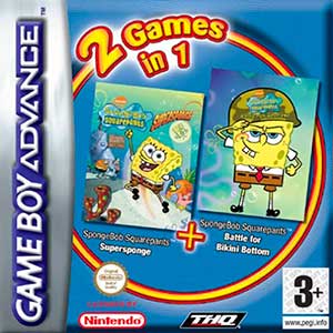 2 Games in 1 - SpongeBob SquarePants - SuperSponge + SpongeBob SquarePants - Battle for Bikini Bottom