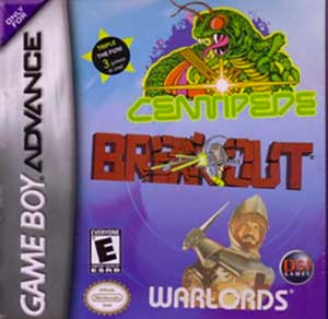 3 Games in One! - Breakout + Centipede + Warlords