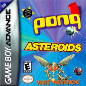 3 Games in One! - Yars' Revenge + Asteroids + Pong