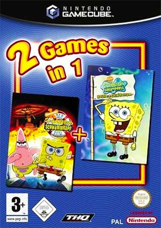 2 Games in 1 - Nickelodeon SpongeBob Schwammkopf - Der Film + Nickelodeon SpongeBob Schwammkopf - Schlacht um Bikini Bottom