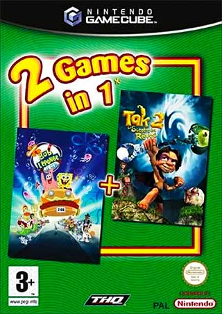 2 Games in 1 - Bob L'eponge - Le Film + Tak 2 - Le Sceptre des Reves
