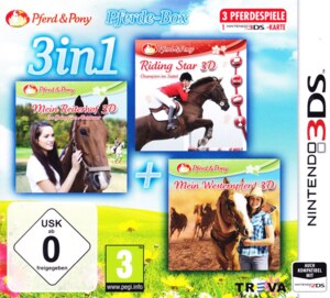 3in1 Horses - My Riding Stables 3D - Jumping for the Team + Riding Star 3D + My Western Horse 3D