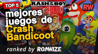 Top 5 mejores juegos de Crash Bandicoot