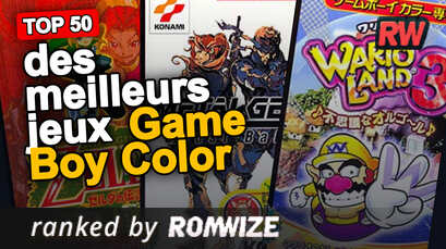 Top 50 des meilleurs jeux Game Boy Color